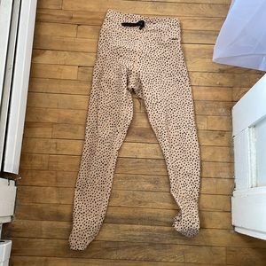 Sarah’s Day x WFA speckle leggings in sand